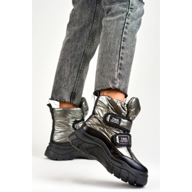 Schneestiefel mit Klettverschluss 22-PY16062SI grau 2