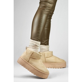 Isolierte Schneestiefel für Damen TL242-BE beige 1