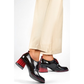 Damenschuhe GD-FL439-B Lackleder schwarz 1