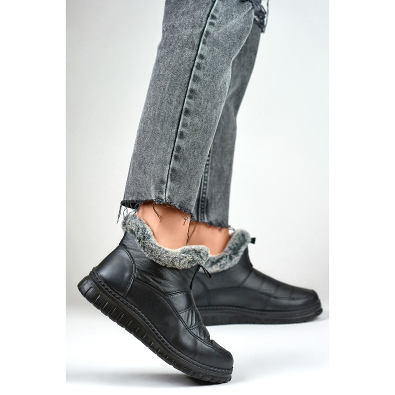 Schneestiefel Modell CH-06B Schwarz 1