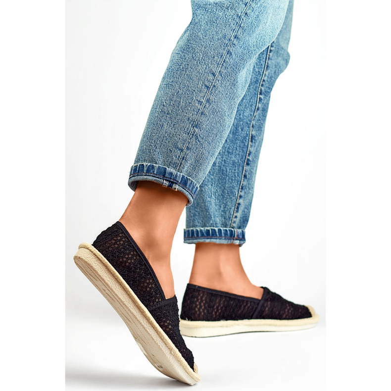 Damen-Espadrilles XY2832-1B schwarz 1