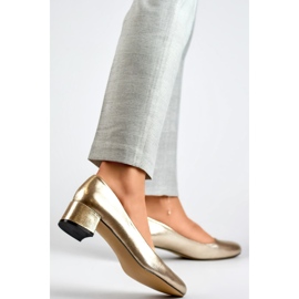 Metallic-Pumps für Damen GD-FL490B-TA golden 1