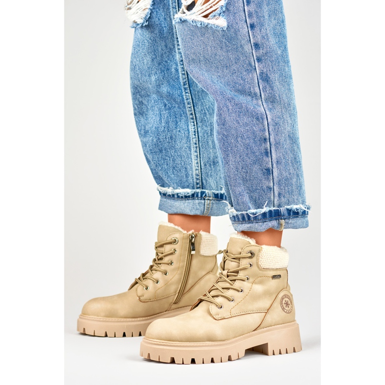 Isolierte Damenstiefel GD-TL53BE beige 1