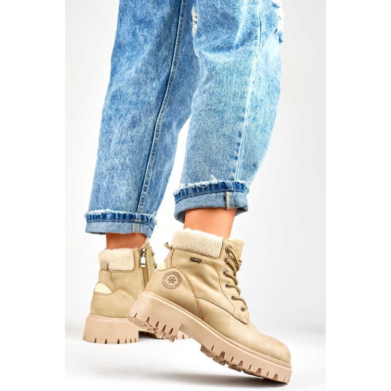 Isolierte Damenstiefel GD-TL53BE beige 2