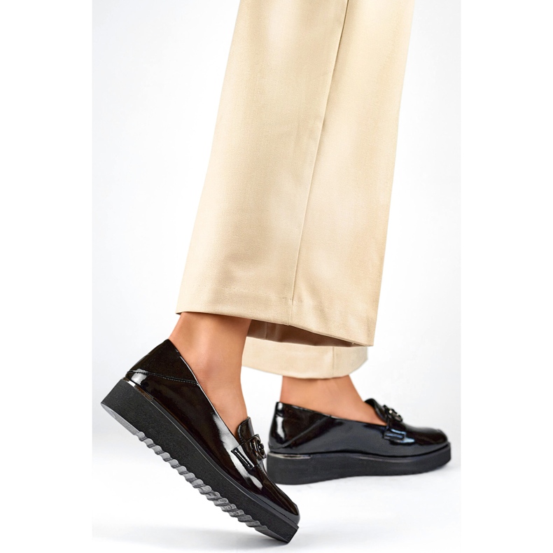 Damen-Lackschuhe 24-58284B schwarz 1