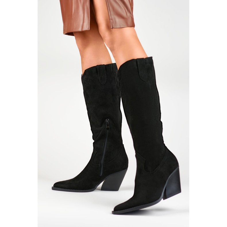 Modell 16812B Schwarze Stiefel – PRIMO 2