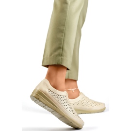 Damenschuhe 8615-4BE beige 1