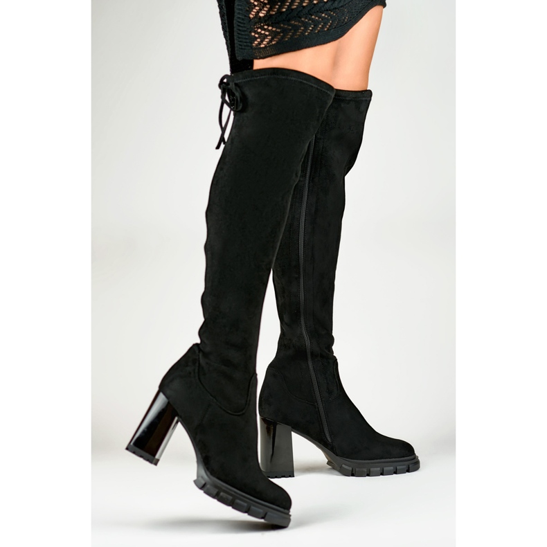 Overknee-Stiefel für Damen GD-FL3032 schwarz 2