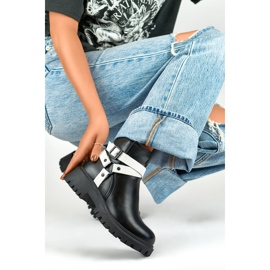 Isolierte Damenstiefel 250043BW-PU schwarz 1