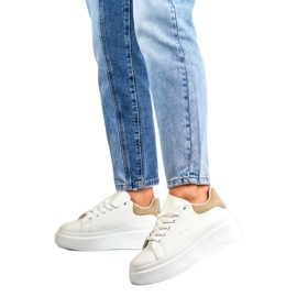 Sportschuhe Modell LL23171KH Weiß/Beige - PRIMO 1