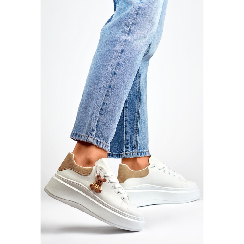 Sportschuhe Modell LL23171KH Weiß/Beige - PRIMO 2