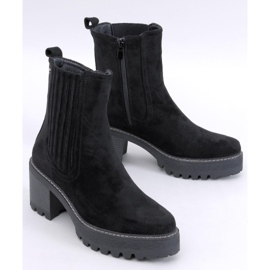 Delis Schwarze Chelsea-Stiefel 1