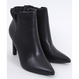 Etnea Schwarze Stiefeletten mit hohem Absatz 1