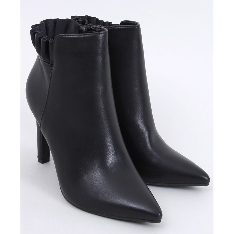 Etnea Schwarze Stiefeletten mit hohem Absatz 1