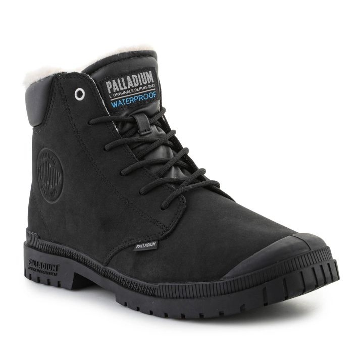 Palladium SP20 Cuff Leather Waterproof Wl 79067-008-M Schuhe schwarz 1