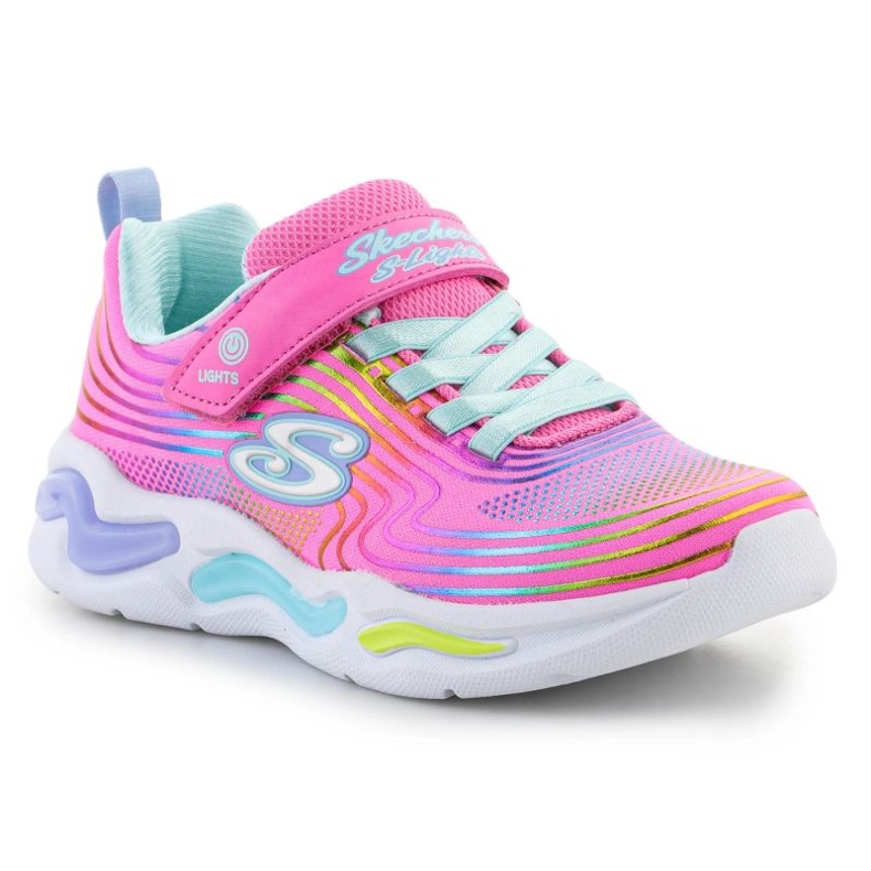 Skechers S-Lights Wavy Beams Schuhe 302338L-PKMT rosa 1