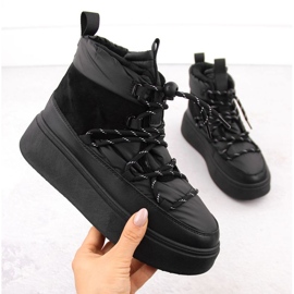 Potocki Schneestiefel mit Plateau W 72302 WOL280A schwarz 1