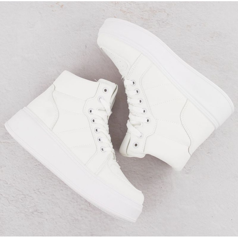 News Neuigkeiten hohe Sportschuhe W 8166 EVE465A weiß 2