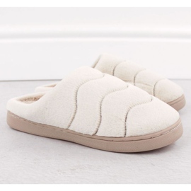 Unisoft W 6622 EVE466B Fell-Hausschuhe beige 2