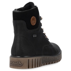Wasserdichte Damenstiefel in Schwarz Rieker Y3433-00 1