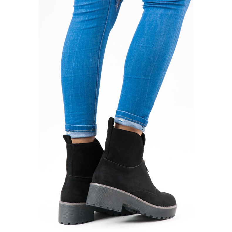 Vices Stiefel mit Reißverschluss schwarz 2