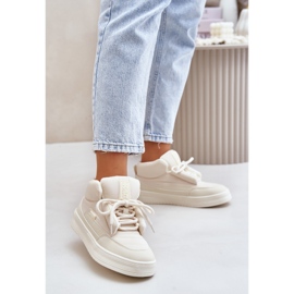 Big Star Isolierte Damen-Sneaker OO274A531 Creme beige 2