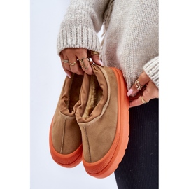 Camel Izamine Plateau-Schneestiefel für Damen mit niedrigem Obermaterial braun 2