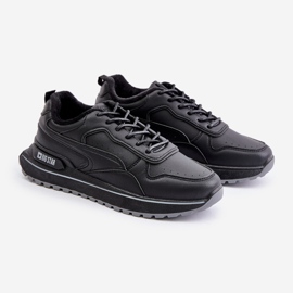 Isolierte Herren-Sneaker Big Star OO174675 HI-POLY System Schwarz 1