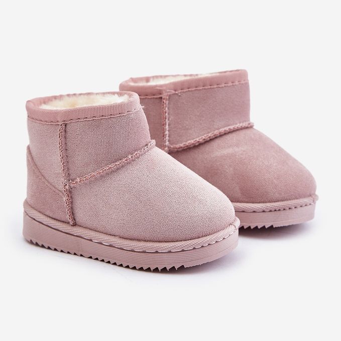 Isolierte Schneestiefel für Kinder Pink Gooby rosa 1