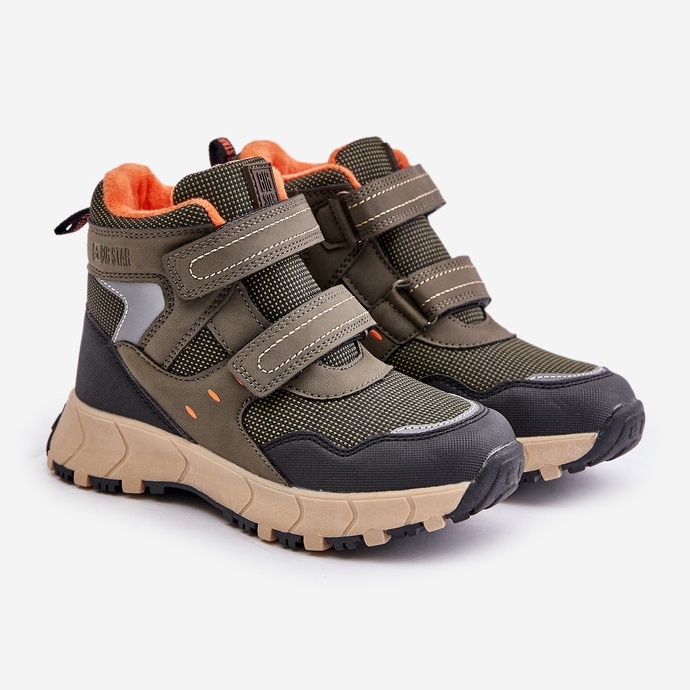 Isolierte Kinder-Schneestiefel Big Star OO374129 Khaki grün 1