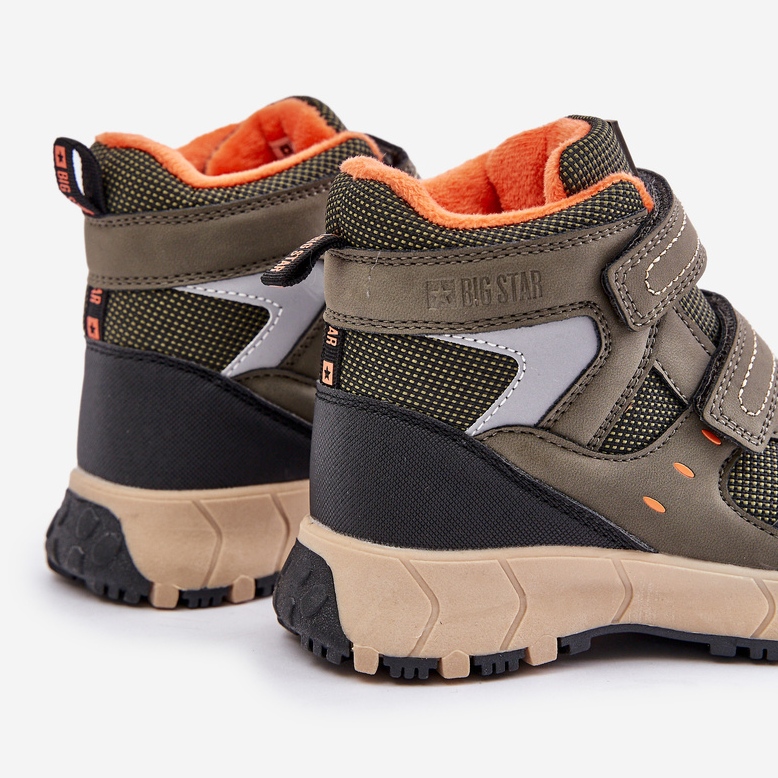 Isolierte Kinder-Schneestiefel Big Star OO374129 Khaki grün 2