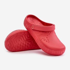 Leichte Flip-Flops für Herren, Clogs Big Star II175004, Rot 2