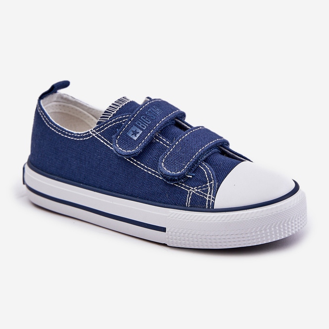 Kinder-Sneaker mit Klettverschluss Big Star OO374010 Marineblau 1
