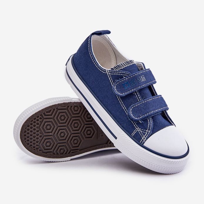 Kinder-Sneaker mit Klettverschluss Big Star OO374010 Marineblau 2
