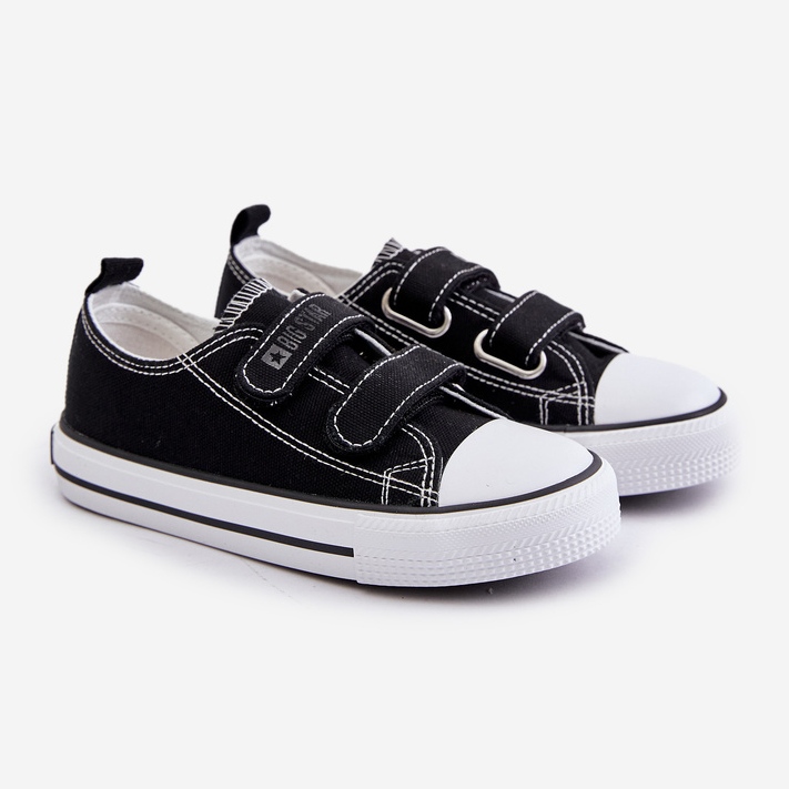 Kinder-Sneaker mit Klettverschluss Big Star OO374008 Schwarz 1