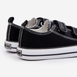 Kinder-Sneaker mit Klettverschluss Big Star OO374008 Schwarz 4