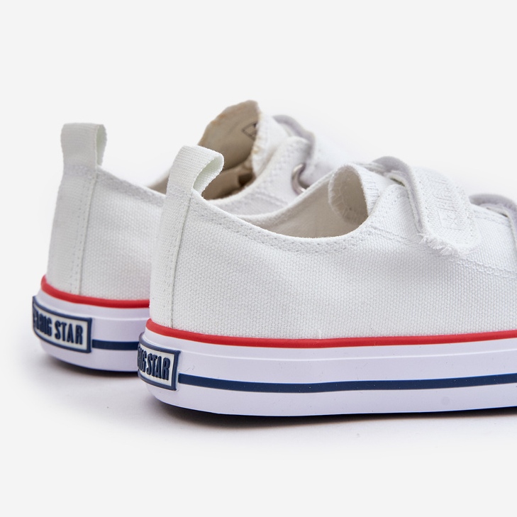Kinder-Sneaker mit Klettverschluss Big Star OO374009 Weiß 2