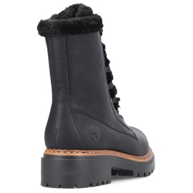 Damen-Isoliertaschen mit Fell, schwarz Rieker 72625-00 1