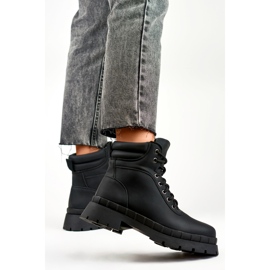 Damenstiefel, leicht isoliert, schwarz 8538A-B 2