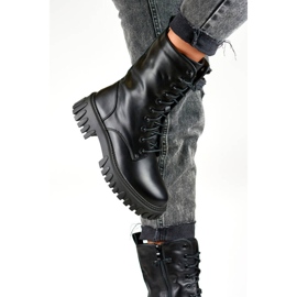 Damenbaggies mit abnehmbarer Kette, schwarz DE1150B 1