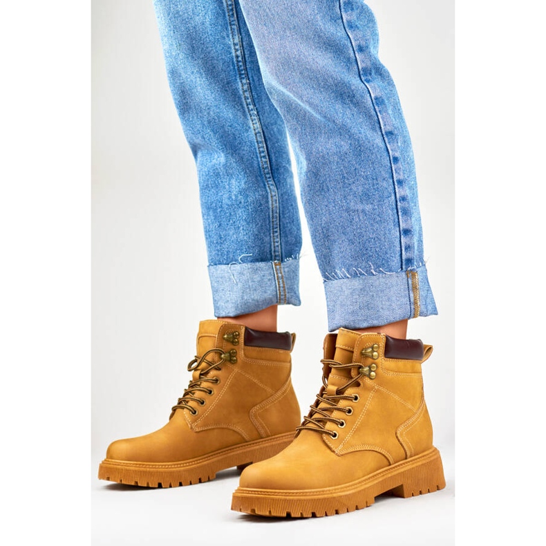 Isolierte Damenstiefel Kamel 9501-PA-C braun 1