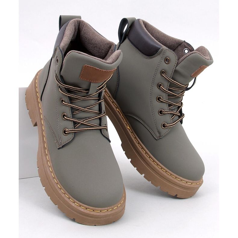 Kellers Green Holzstiefel für Damen grün 1