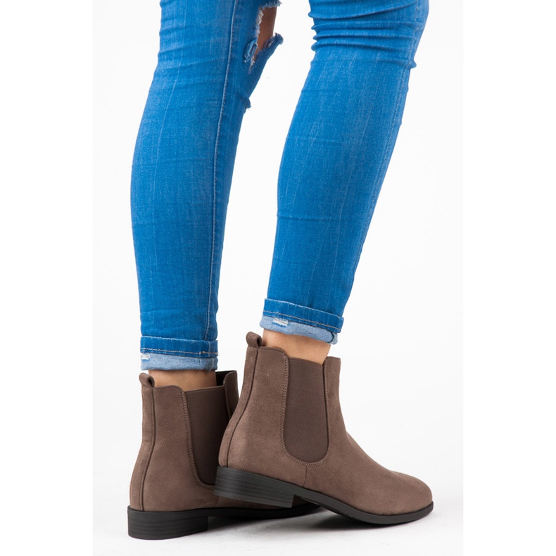 Juliet Bequeme Chelsea-Boots braun 1