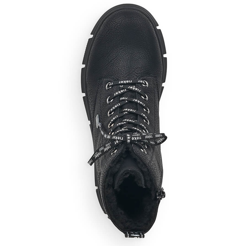 Wasserdichter bequemer Stiefel für Damen schwarz Rieker X3410-00 1