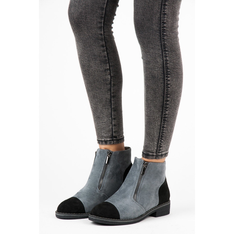 Vices Wildlederstiefeletten für den Herbst grau 1