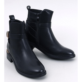 Klassische Chelsea-Stiefel mit Schnalle, Cowans Black schwarz 1
