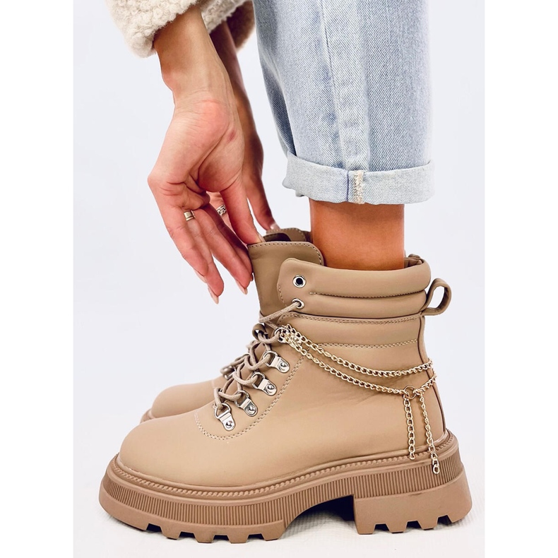 Hudson Apricot Trapper-Stiefel beige 2