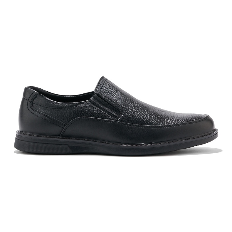 Schwarze Herren-Slipper 1