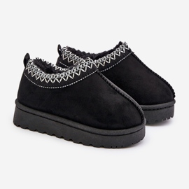 Kinder-Schneestiefel mit Plateau, warm mit Fell, Schwarz Vilabria 1