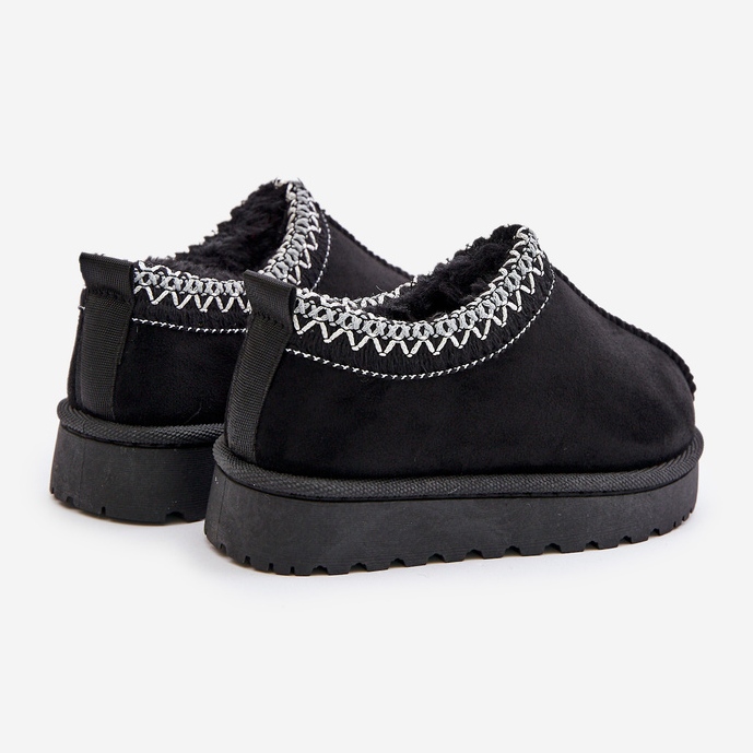 Kinder-Schneestiefel mit Plateau, warm mit Fell, Schwarz Vilabria 2